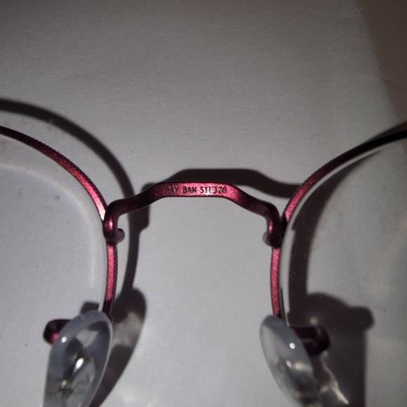 RAY BAN RED CIRCLE METAL FRAMES. - Picture 2 of 6